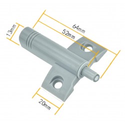 Opbouw deurdemper wit