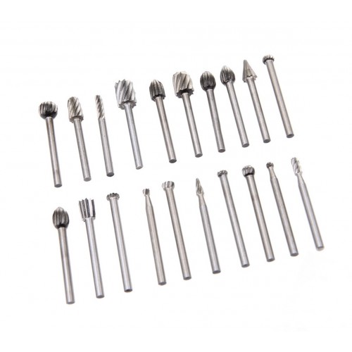 Mini (dremel) frezenset, 20 delig