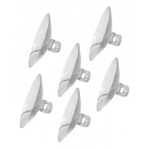 Transparante rubber zuignap 30 mm
