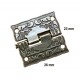 Mini antique hinge (26mm x 23mm)