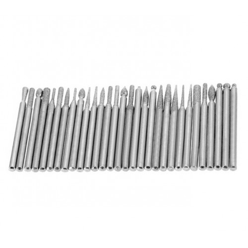 Set diamantfrezen 3.2 mm, 30 delig