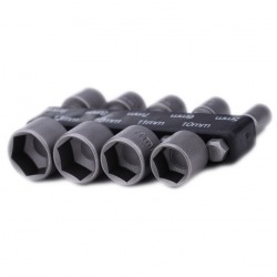 Zeskant dopsleutel bits (9 stuks)
