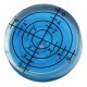 Runde Wasserwaage 32x7 mm blau
