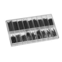 Set 1.5mm diameter horloge bandpennen (270 stuks)