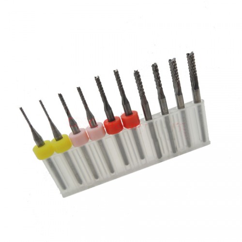 Micro fishtail frezen set 1 (1.0 - 3.0 mm)
