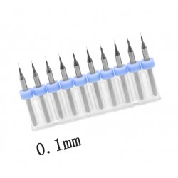 Mikrobohrer-Set (0,1 mm, 10 Stück)