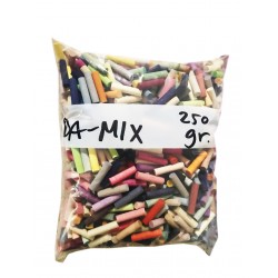 Gekleurde houtjes (900 stuks), DA-MIX, 250 gram