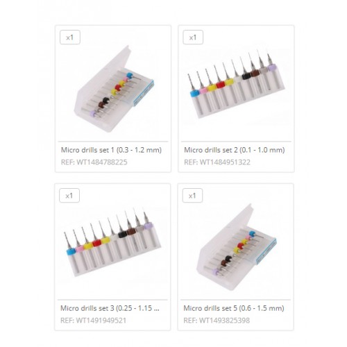 Grote combinatieset micro boortjes (40 delig)