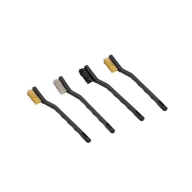 Wire brushes set (4 pieces)