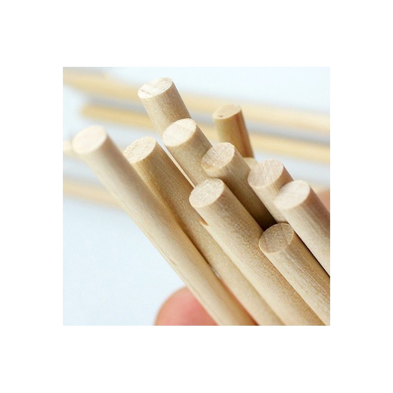 5mm x 110mm wooden sticks (birchwood)