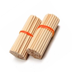 5mm x 110mm houten stokjes (berkenhout)