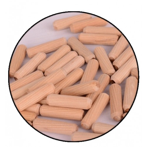 Houten deuvels (8x40mm), set van 200 stuks