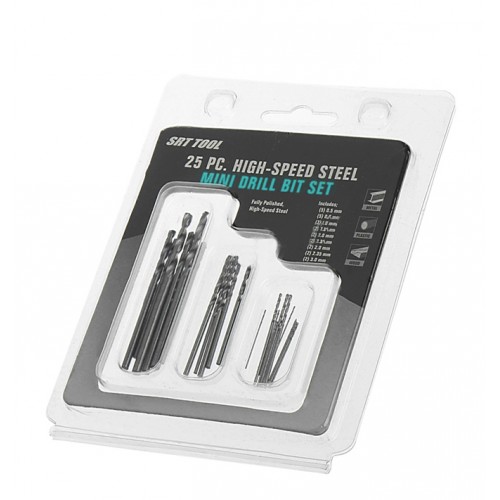 Doosje met micro hss boren 0.3 - 1.6 mm