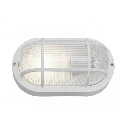 Bullseye lamp, wit E27 (ook voor buiten)