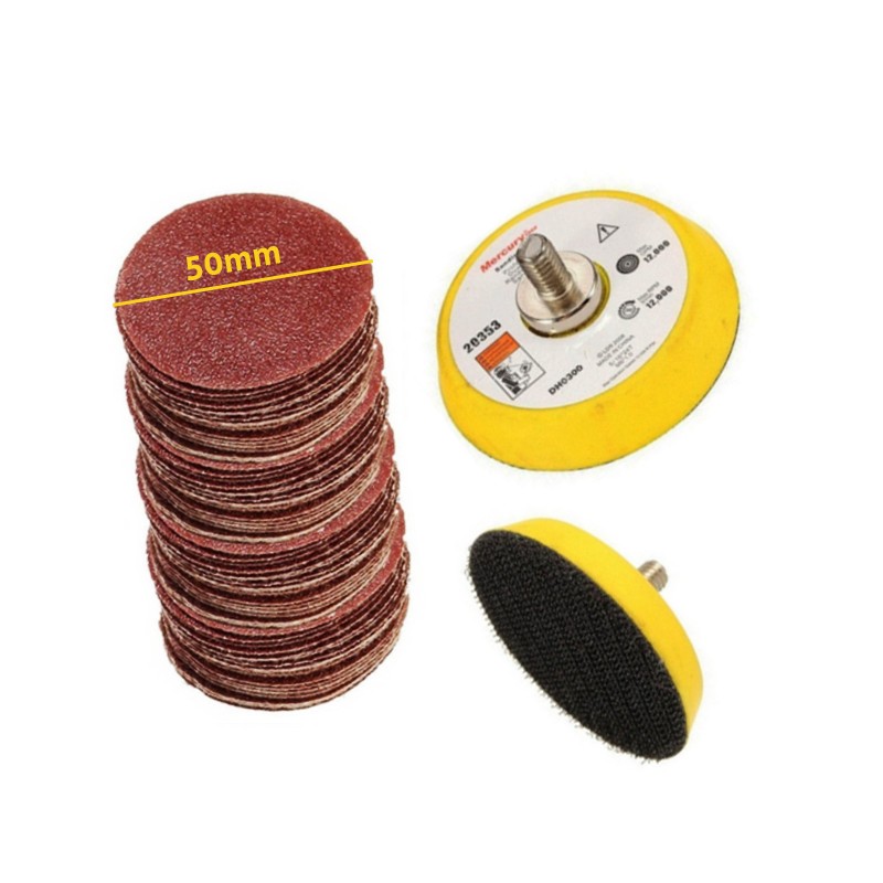 10 sanding discs grit 150, 50mm for multitools