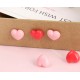 Push pins hearts: pink and red, 48pcs