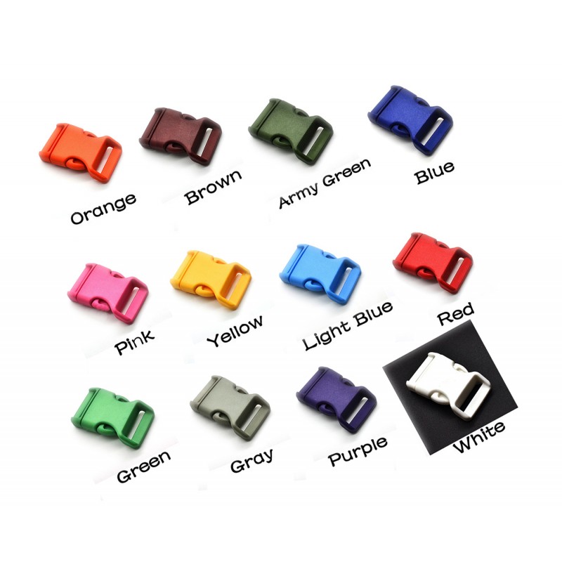 Colorful buckle (plastic)