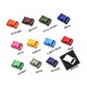 Colorful buckle (plastic) pink