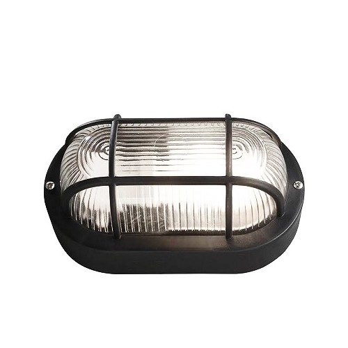 Bullseye lamp, zwart E27 (waterdicht, ook voor buiten)