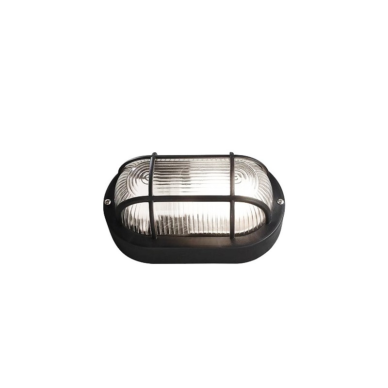 Bullseye lamp, zwart E27 (waterdicht, ook voor buiten)