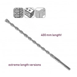 SDS-plus hammer drill bit 12mm, extreme length (400mm!)