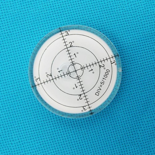 Ronde waterpas 60x12 mm wit