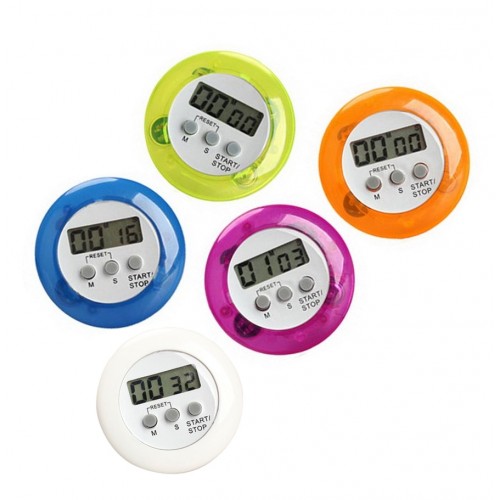 Digitale timer, kookwekker, alarmklok wit