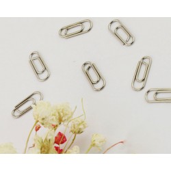 Micro paperclips (75 stuks), 15*5.6mm