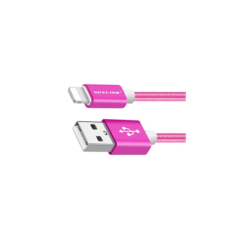 Lightning USB cable iPhone, 50 cm, for ladies: purple