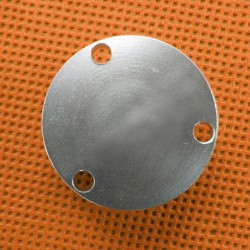 Waterpas in zilveren, metalen behuizing