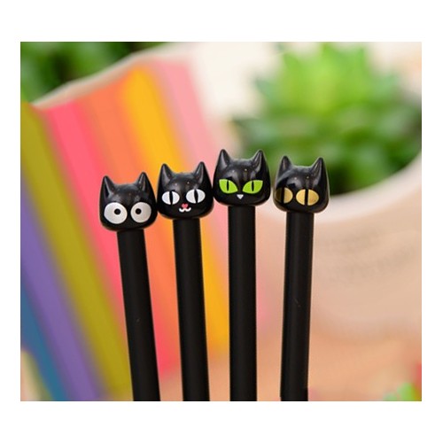 Set katten potloden (4 stuks)