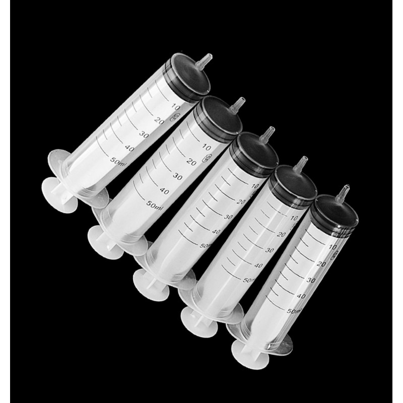 Extra large syringes (5 pcs) without needle, 50ml