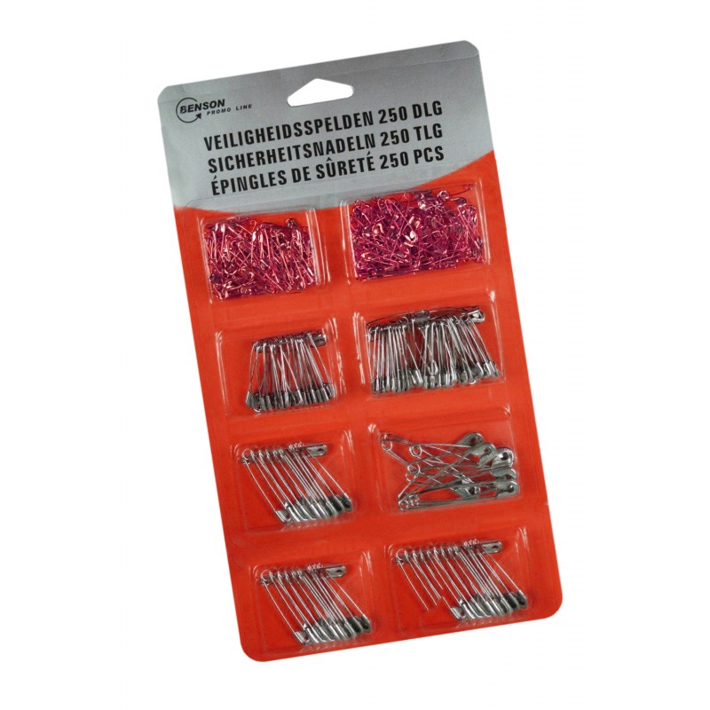 Set safety pins (250 pieces)