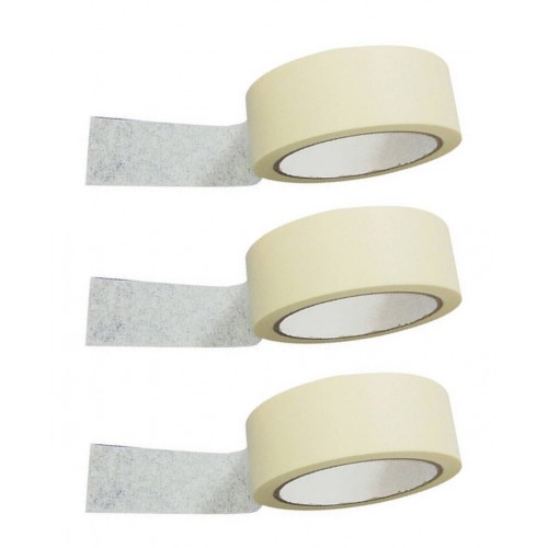 3 rollen afplaktape, schilderstape, 35mm, 25 meter lang