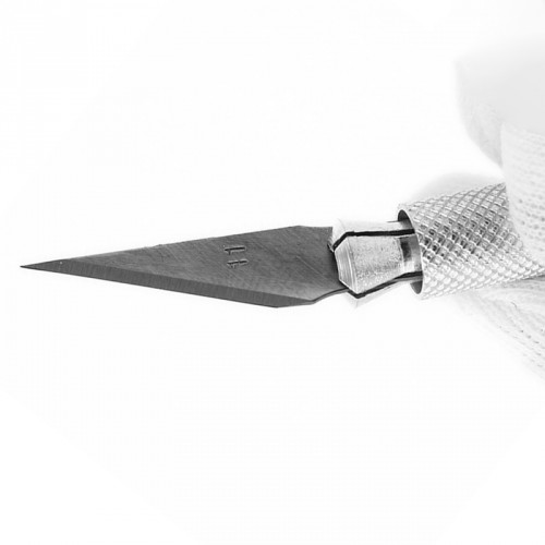 Precisiemes, scalpel (met doosje mesbladen bijgesloten)