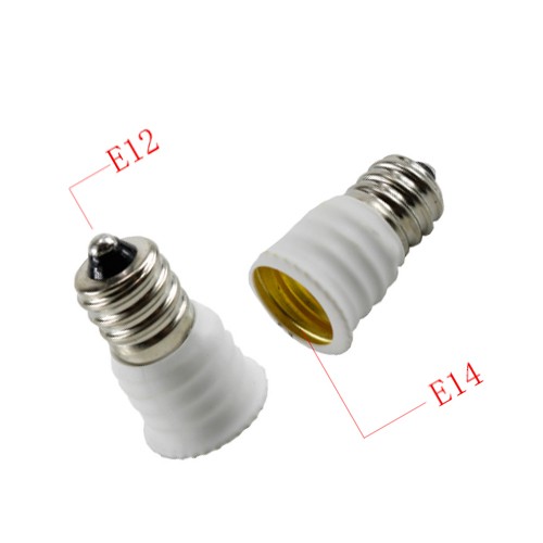 Fitting adapter e12 naar e14, type HE