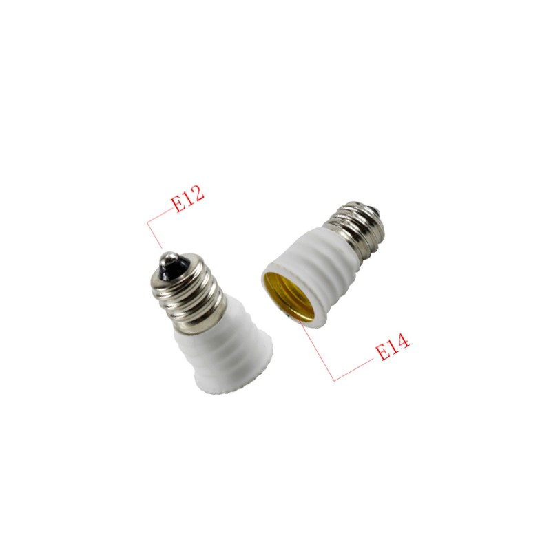 Lighting socket adapter e12 to e14, type HE