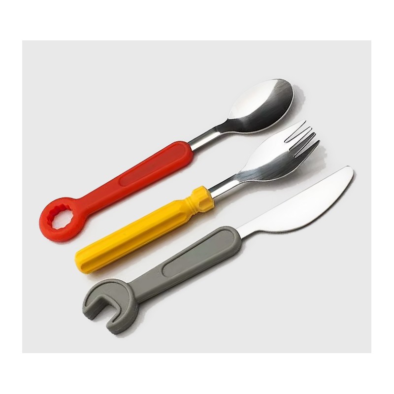 Werkzeugsatz für Kinder (Gabel, Messer, Löffel)
