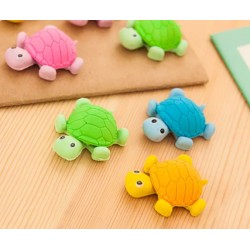 Grappige schildpad gummen (set van 4 stuks)