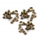 Push pins classic, bronze, 10x10mm, type 2 (100 pieces)