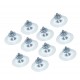 Set rubber suction cups (41mm, 10 pcs) with threaded end