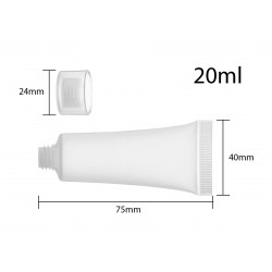 Flacon / tube / flesje met dop 20 ml