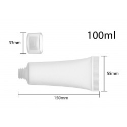 Flacon / tube / flesje met dop 100 ml hervulbaar