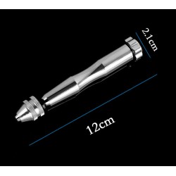 Stevige handboor, zwart, inclusief 10 boortjes (0.8 - 3.0 mm)