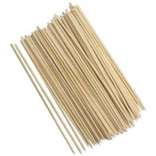 100 houten satestokjes, sateprikkers, 25cm