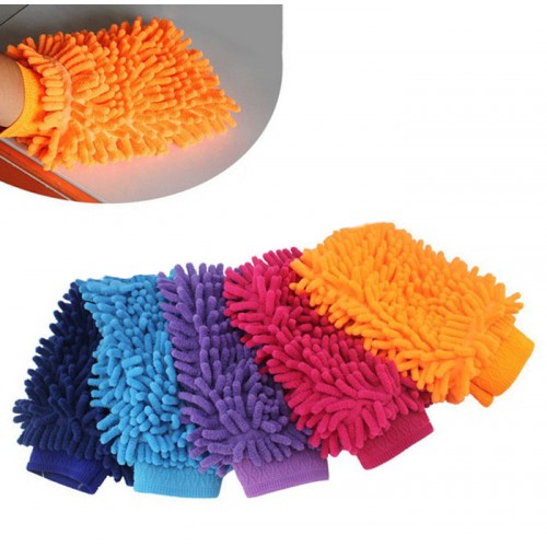 Set van 3 super handschoenen voor wassen van auto
