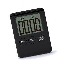 Digital timer, alarm, black
