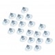 Set rubber suction cups (25 mm, 20 pcs) with M3 rod
