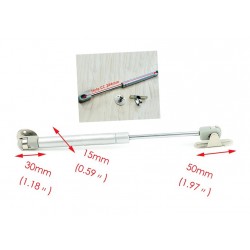 Gasdrukveer (gasveer) 50N/5kg, 250mm, zwart