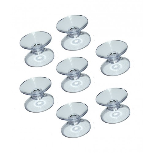 Set van 50 rubberen zuignappen dubbelzijdig (20mm)